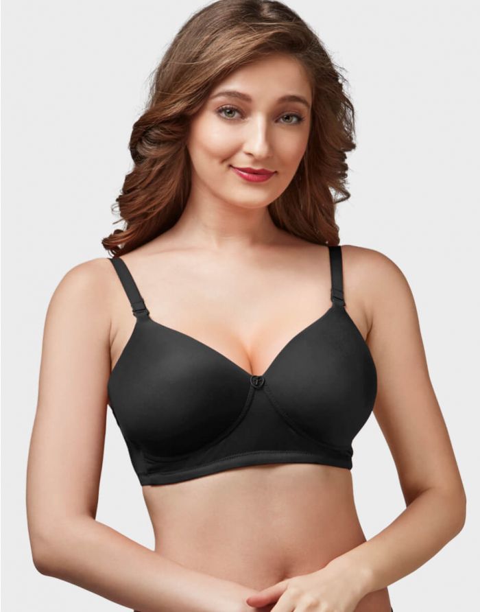 Achieve a Sleek Silhouette & Ultimate Comfort with Our Innovative Padded Bra!  Product shown - Riza Shapi 360 #TryloIndia #TryloIntimates…