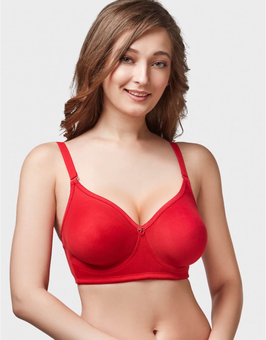 RIZA by TRYLO - Pani, one of our economy bras, is crafted from cotton  fabric having a good sweat absorbent capacity. This bra ensures comfort  all-day long and gives wearer a fresh