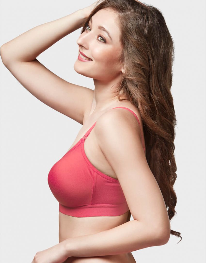TRYLO ALPA BRA (NON PADDED, NON WIRED, SEAMLESS, MOLDED, T-SHIRT