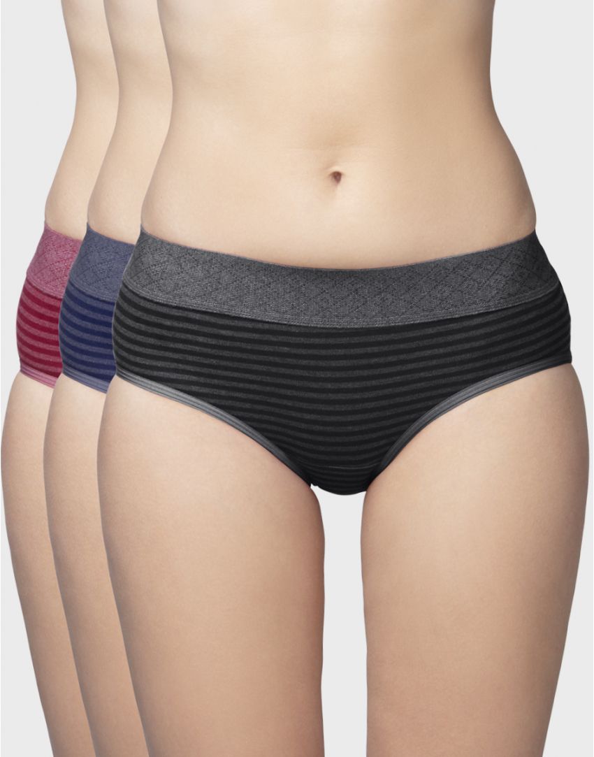 Trylo Saloni D Undergarments - Pack of 3 Panties Online - Trylo Lingerie