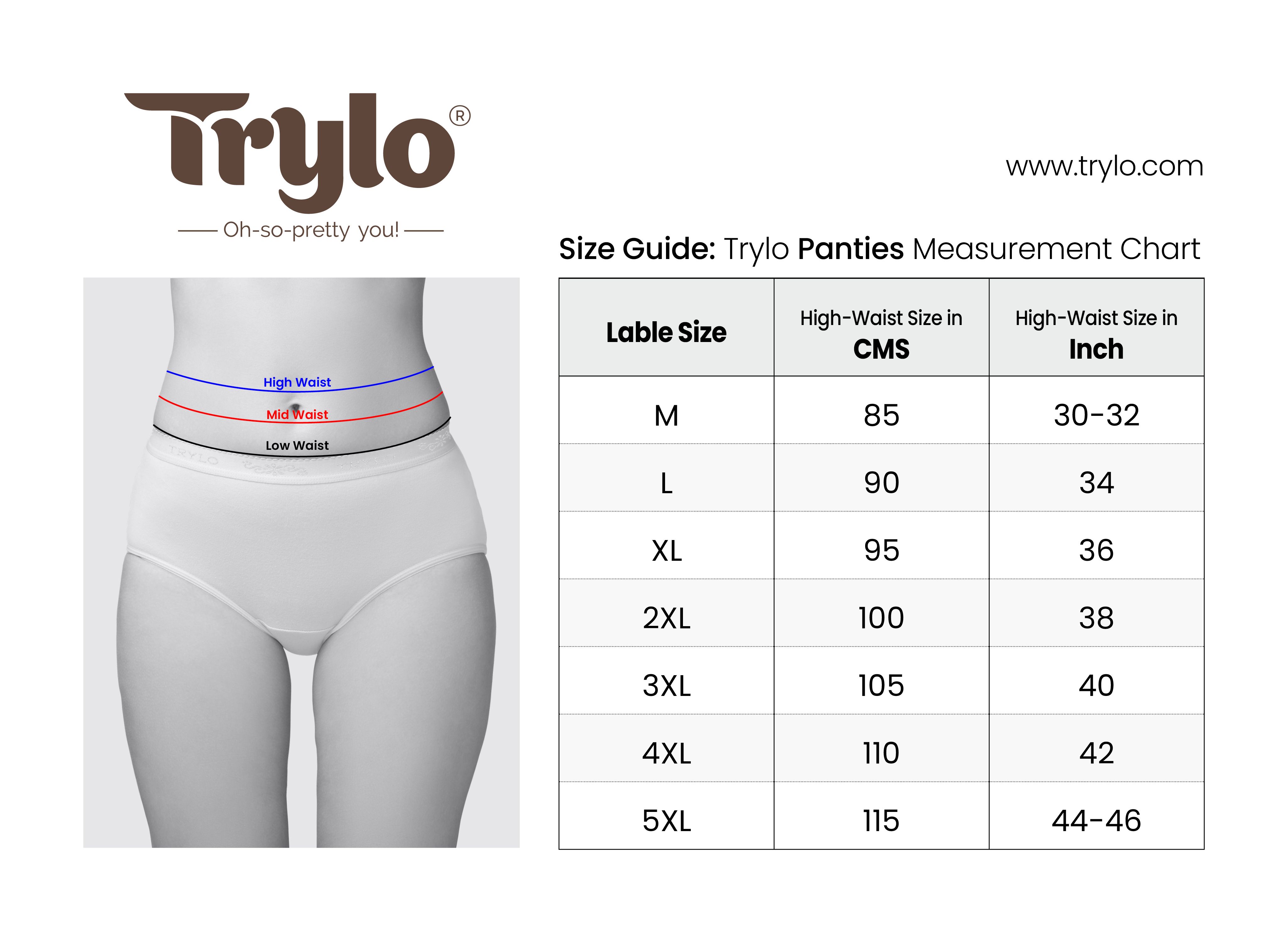 Buy Womens Panties & Briefs Online at Best Price From Trylo